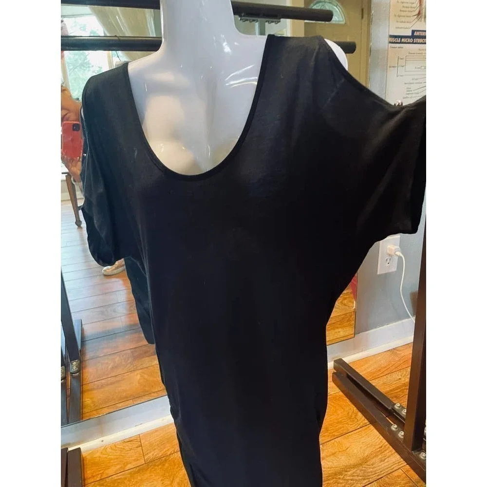 COLD shoulder tshirt dress - Picture 3 of 4